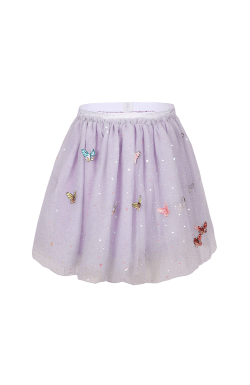 Shop Lola + The Boys Rainbow Butterflies Tutu Skirt In Light Purple