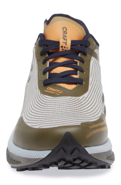 Craft Endurance Trail Running Shoe In Platinum-rift