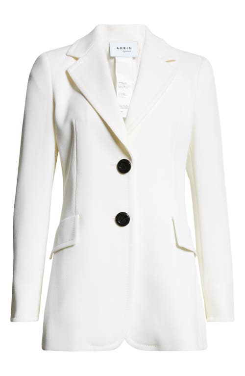 AKRIS PUNTO AKRIS PUNTO CAPTAIN VIRGIN WOOL GABARDINE BLAZER