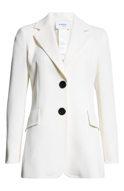 AKRIS PUNTO AKRIS PUNTO CAPTAIN VIRGIN WOOL GABARDINE BLAZER 