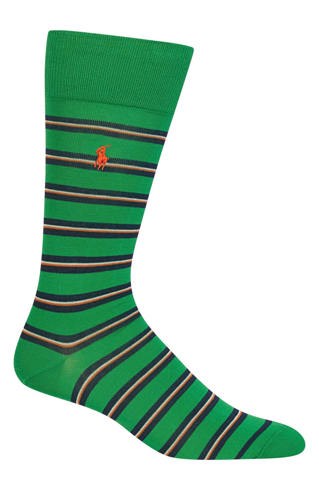 Polo Ralph Lauren 'Graph Stripe' Crew Socks Nordstrom
