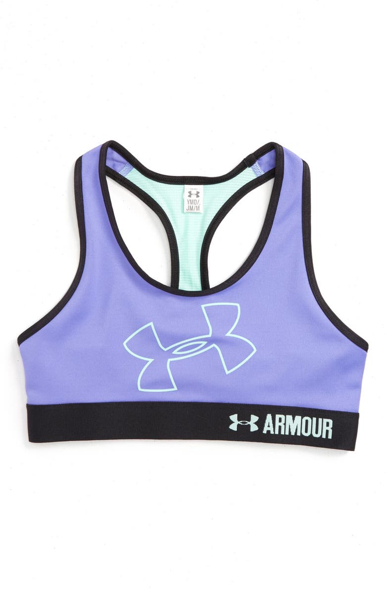 Under Armour Logo Armour Sports Bra (Little Girls & Big Girls) | Nordstrom