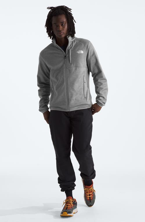 Shop The North Face Canyonlands Full Zip Jacket In Tnf Medium Grey Heather