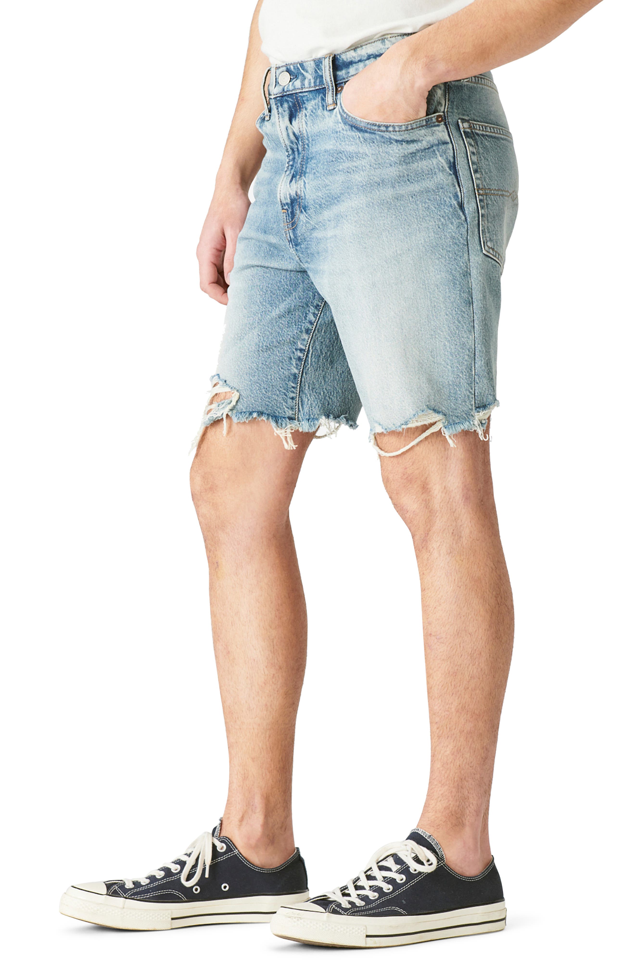 lucky brand jean shorts mens