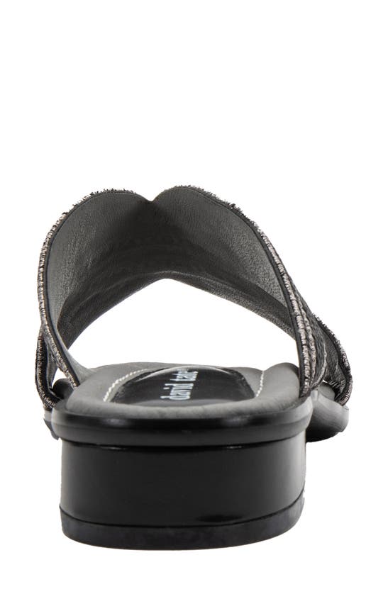 Shop David Tate Thrill Detailed Sandal In Black
