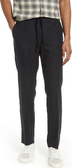 Vince Men's Lightweight Hemp Pants - Breathable Drawstring Waist, Casual Pull-On Style, 31" Inseam