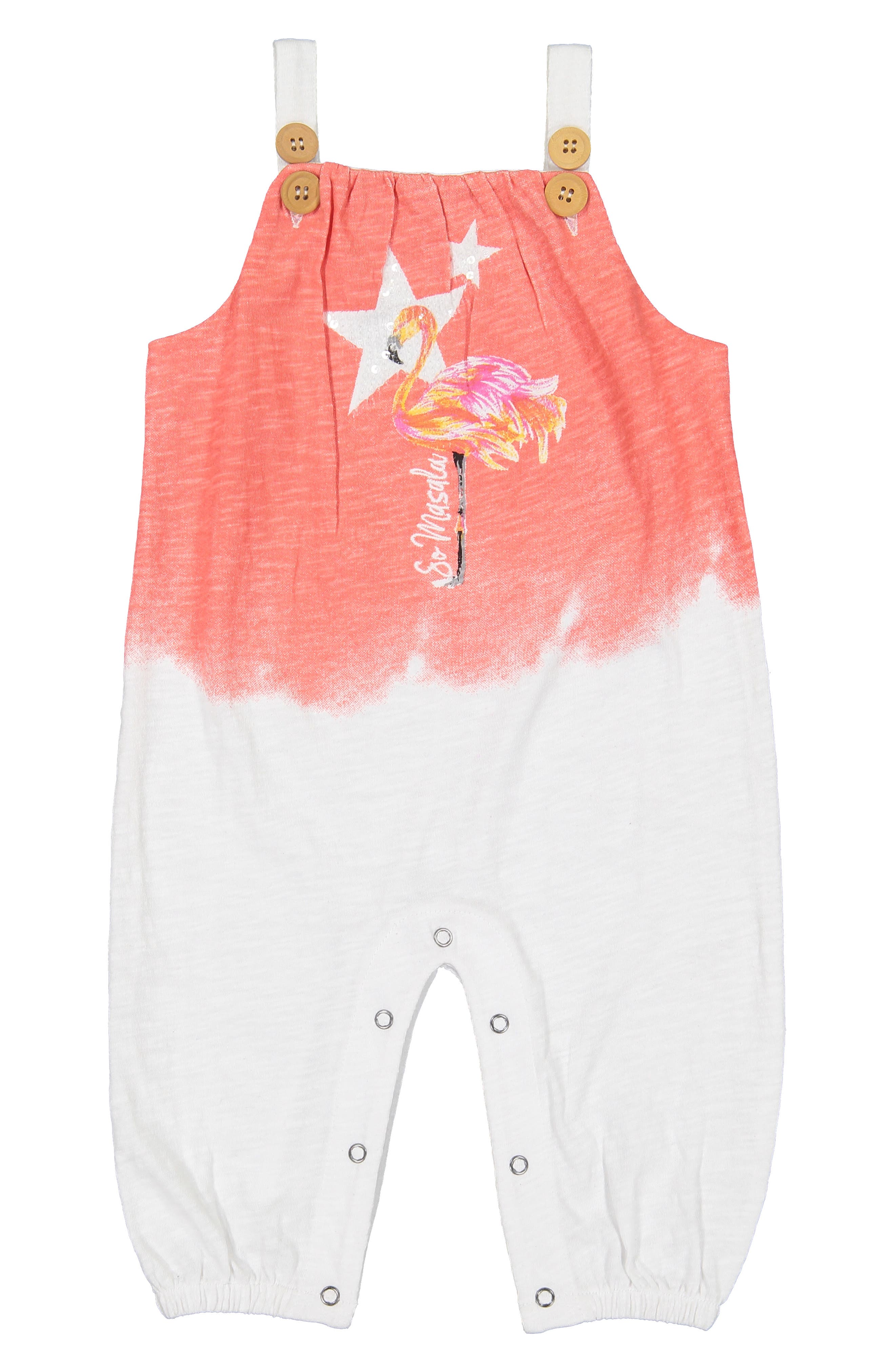 flamingo romper baby