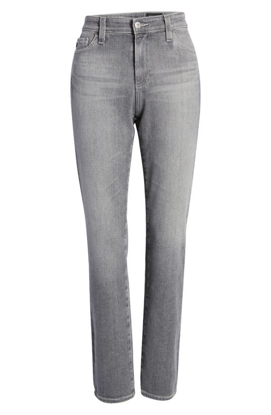 Ag Alexxis High Waist Slim Straight Leg Jeans In Unpaved