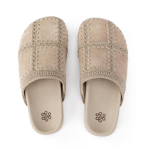 Shop The Sak Bolinas Clog In Sand Suede Patch