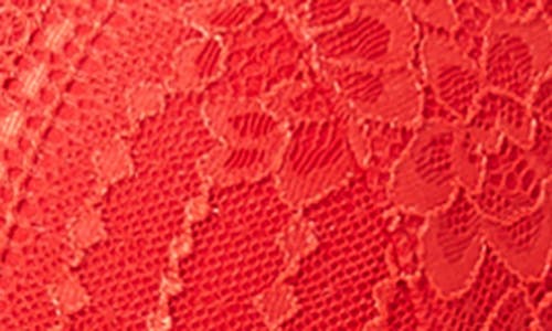 Etam Panama Underwire Plunge Push-up Bra In Red