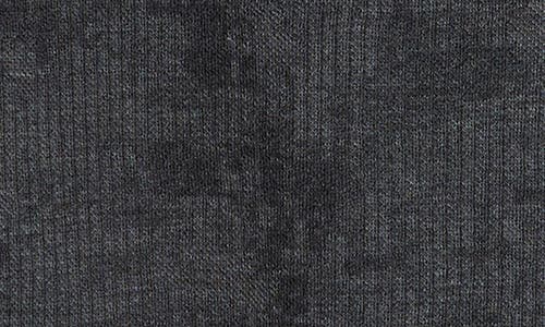 Robert Barakett Dalup Half Zip Mock Neck Wool Sweater In Charcoal