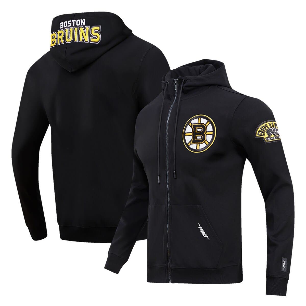 47 Brand Boston Bruins Burnside Noir Capuche Pull à Capuche