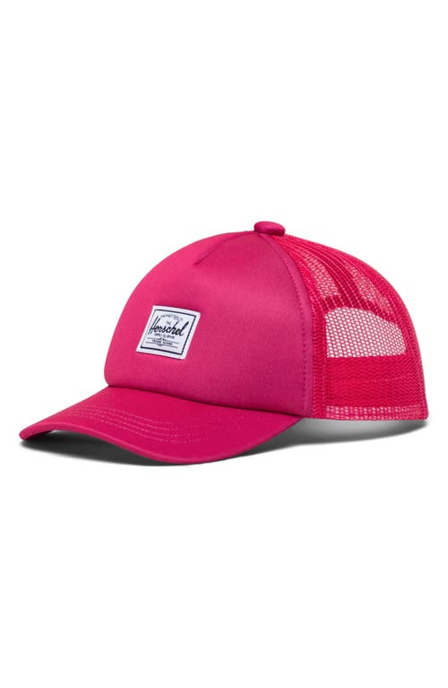 Herschel Supply Co . Whaler Mesh Trucker Hat In Fuchsia Purple