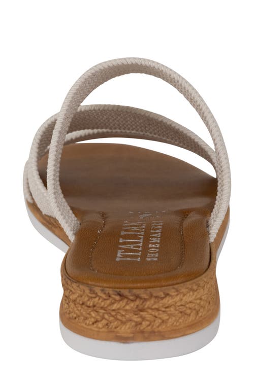 Italian Shoemakers Hylee Triple Band Sandal In White