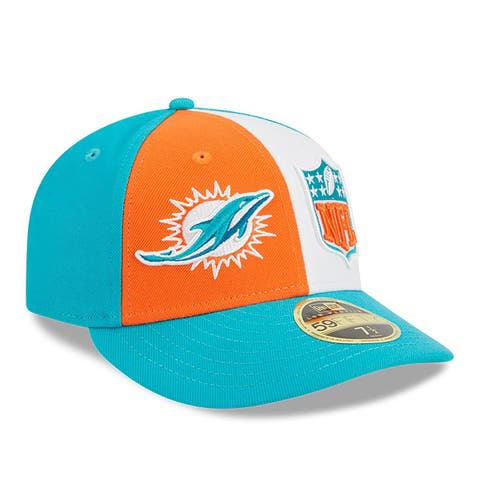 Men's Miami Dolphins New Era Aqua 2022 Sideline Adjustable Visor