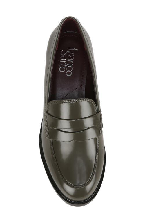 Franco Sarto Alora Penny Loafer In Olive