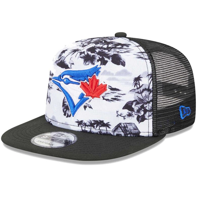 Toronto Blue Jays New Era Trucker 9FIFTY Snapback Hat - Black