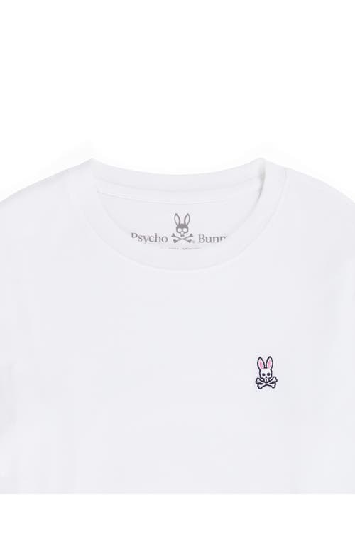 Psycho Bunny Kids' Cotton T-shirt In White