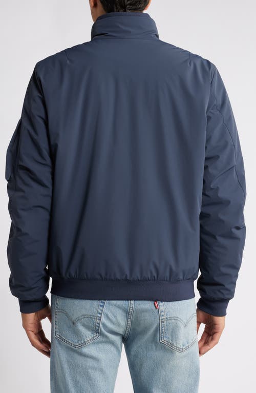 Shop Parajumpers Laid Padded Bomber Jacket In Blue Navy