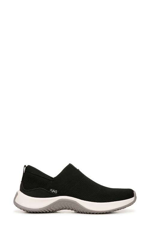 Shop Ryka Rykä Encore Knit Sneaker In Black Gardenia