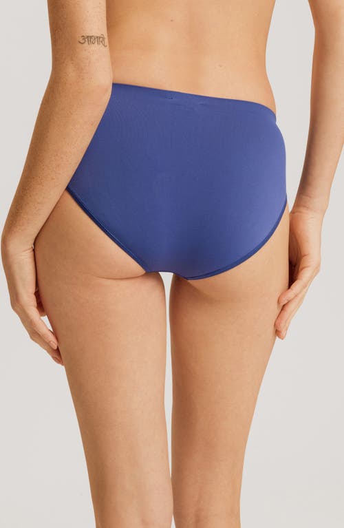 Hanro Touch Feeling High-cut Briefs In Blue Horizon
