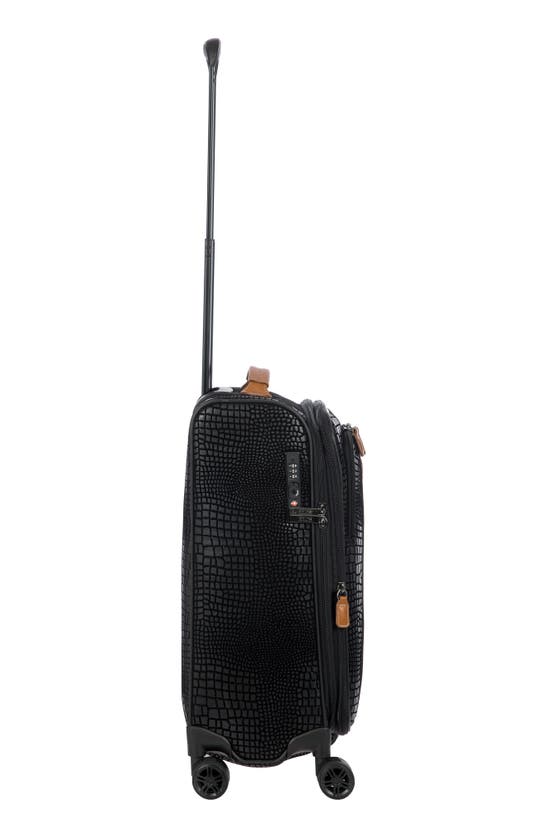 Bric's My Safari 21" Carry-on Spinner Suitcase In Black