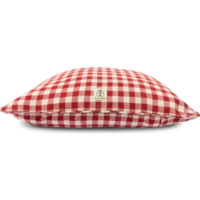 Harry Barker Buffalo Check Envelope Dog Bed, Red