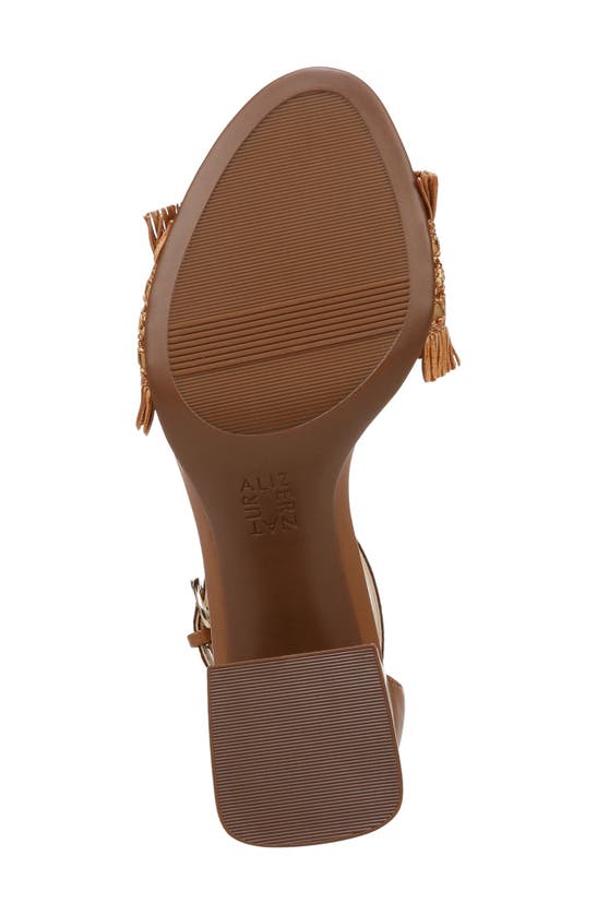 Shop Naturalizer Vera Vacay Ankle Strap Sandal In Brown Leather