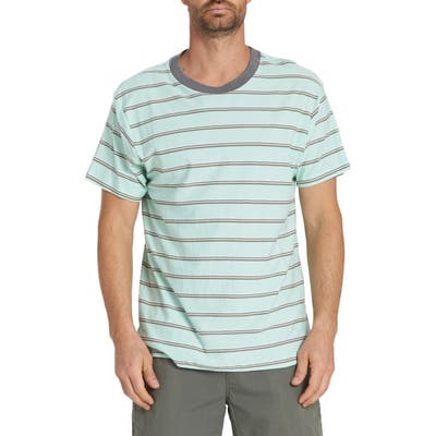 Billabong Die Cut Stripe T-Shirt, Blue/green