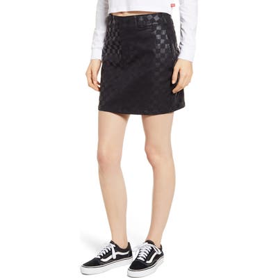 Dickies Check Print Work Skirt, Black