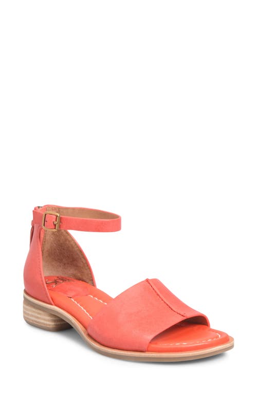 Faxyn Ankle Strap Sandal in Coral
