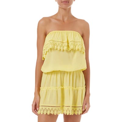 Melissa Odabash Joy Cover-Up Dress, Yellow