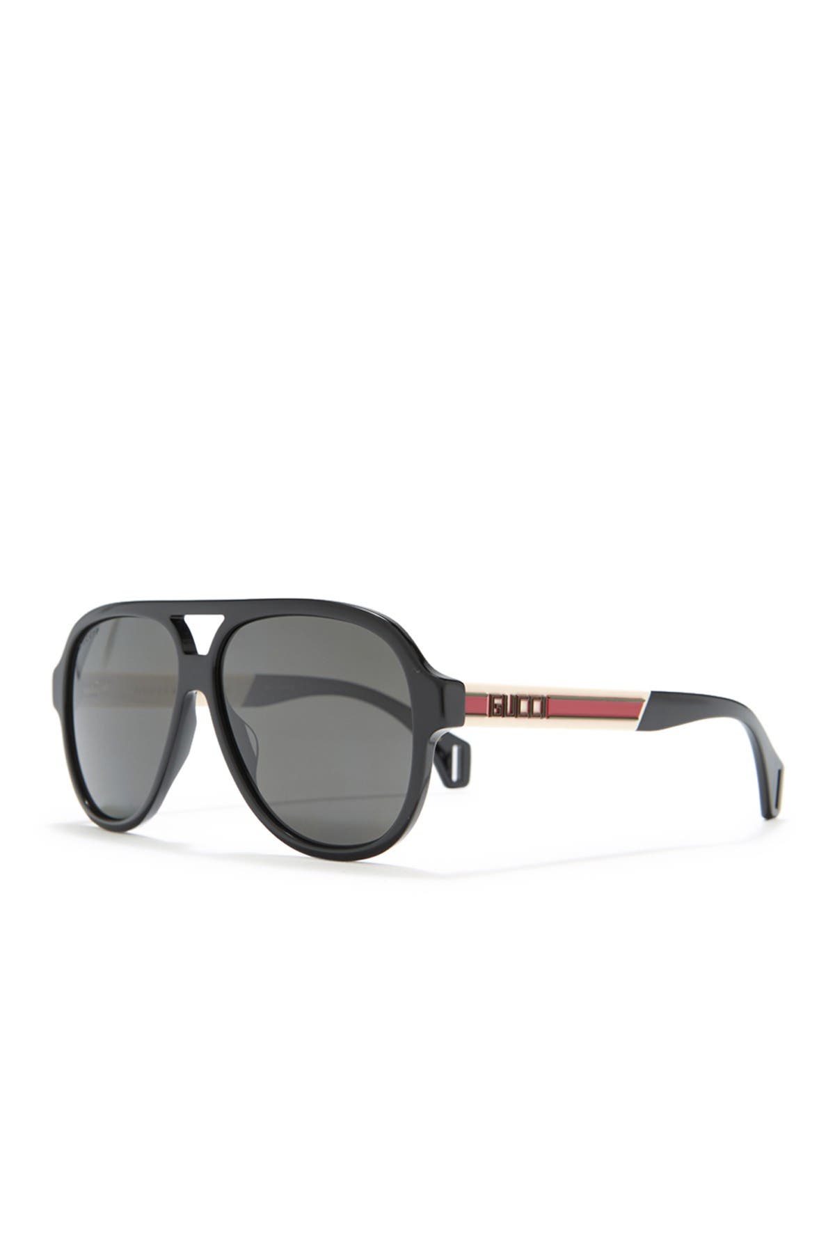 gucci 58mm aviator sunglasses