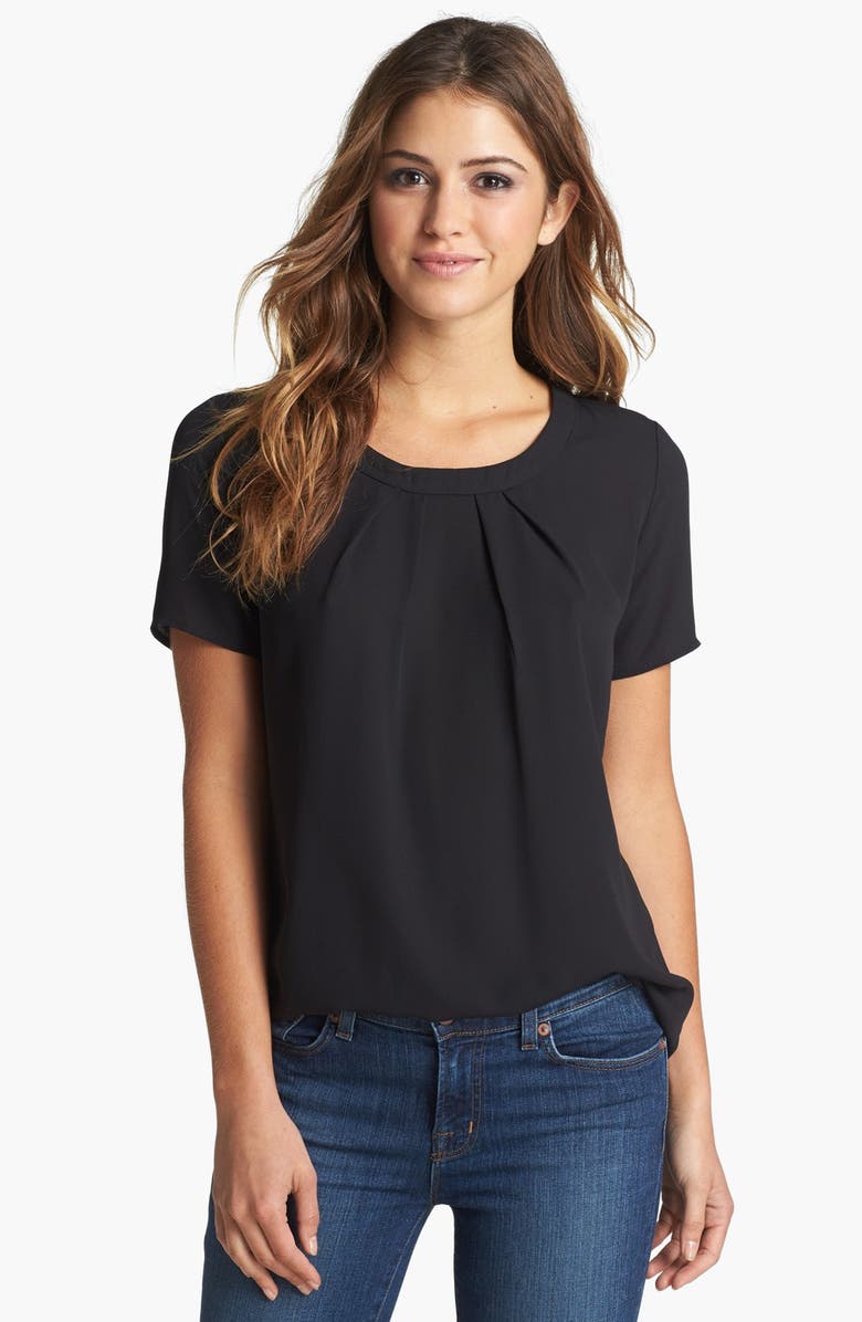 Pleione Pleated Woven Top | Nordstrom