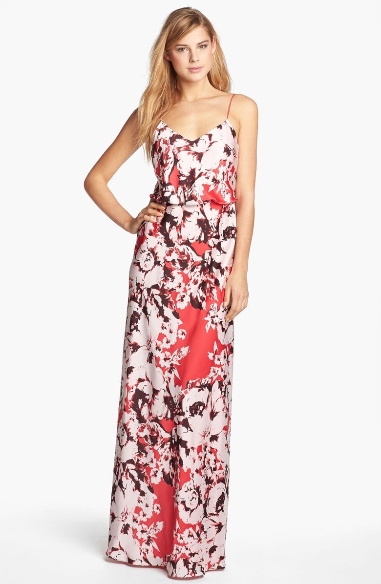 Adrianna Papell 'Vintage Floral' Print Gown | Nordstrom