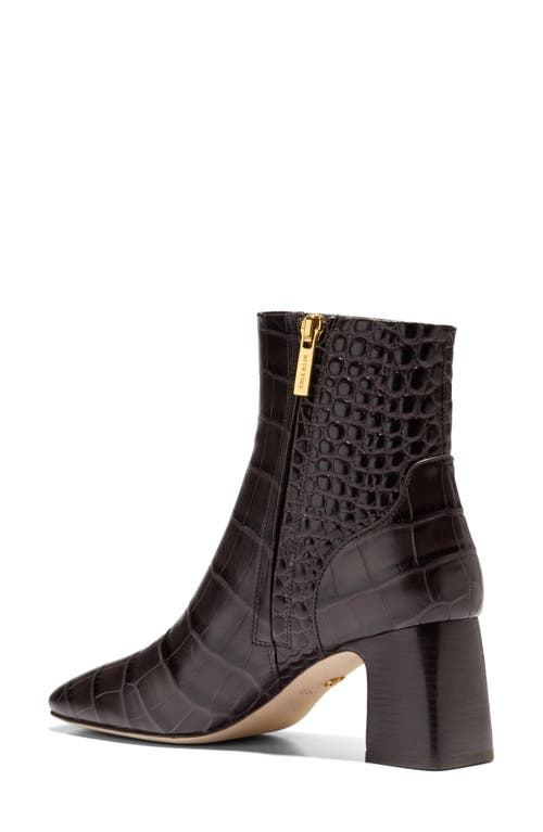 Shop Cole Haan Guiliana Bootie In Dark Chocolate