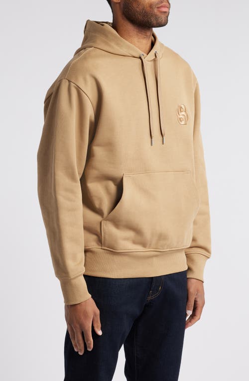 Shop Hugo Boss Boss C-sullivan Logo Hoodie In Open Beige