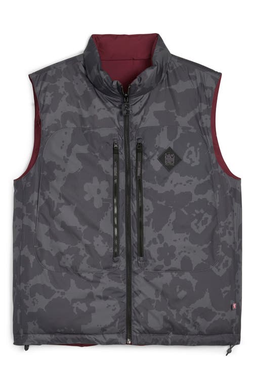 PUMA x P.A.M. Padded Reversible Vest in Puma Black 