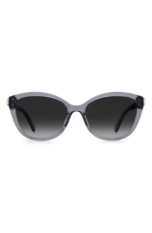 Kate Spade New York Hensley 55mm Cat Eye Sunglasses In Black