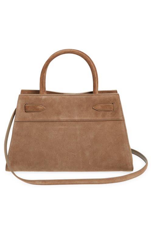 Veronica Beard Brown Dash Bag Leather Satchel In Bark