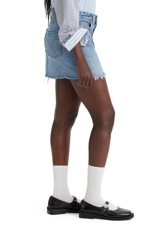 Levi's® Recrafted Icon Raw Hem Denim Skirt In Novel Notion Skirt