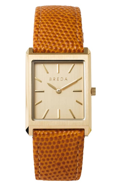 BREDA Virgil Leather Strap Watch