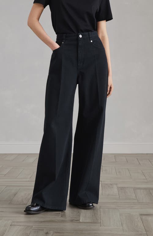 Shop Brunello Cucinelli Relaxed Trousers In Black