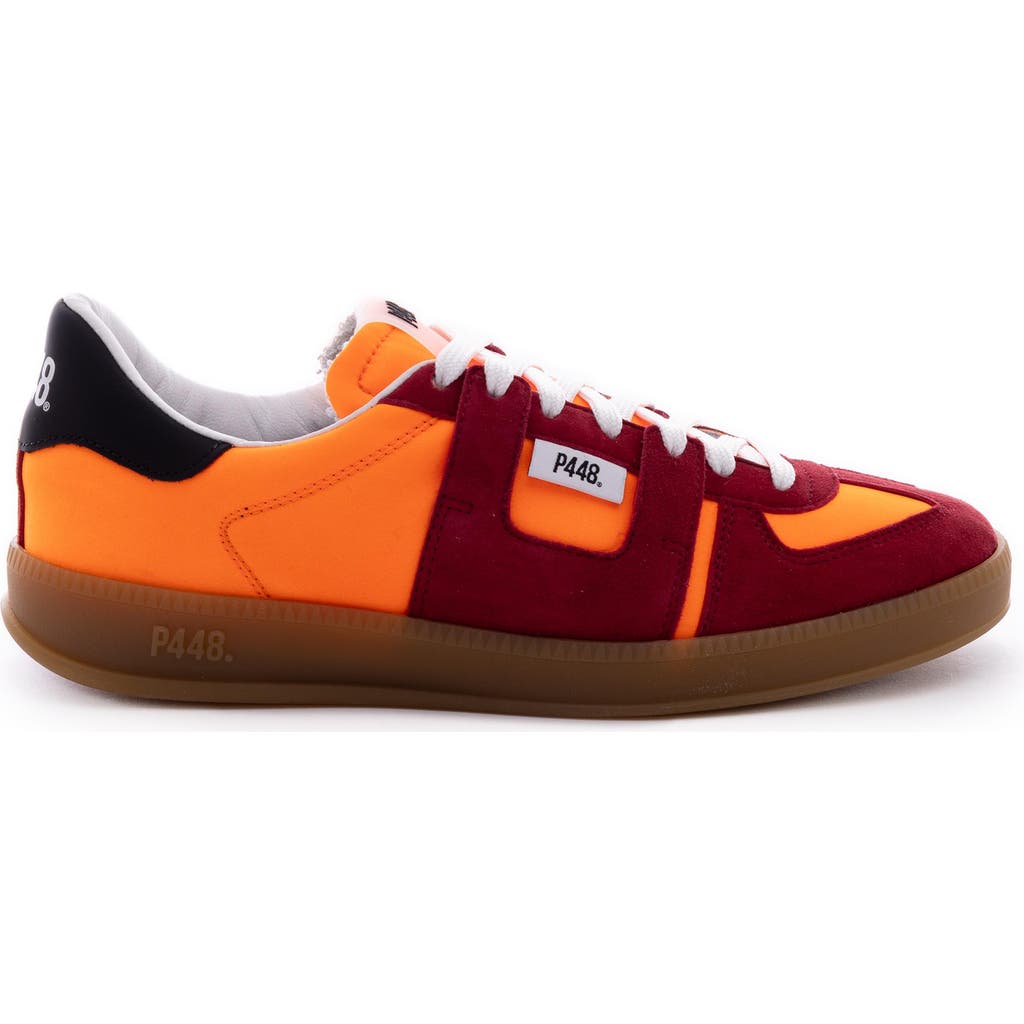 P448 Monza Sneaker In Neon Orange