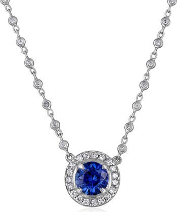 Mindi Mond Icon Brilliant Sapphire & Diamond Pendant Necklace | Nordstrom