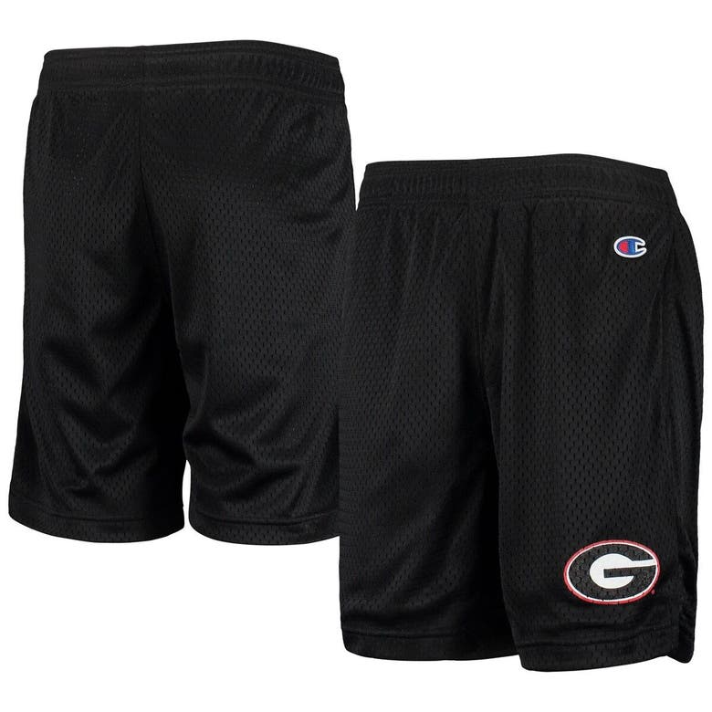 Champion Kids' Youth  Black Georgia Bulldogs Classic Mesh Shorts