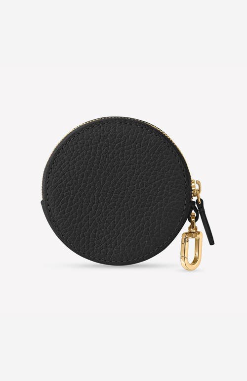 Maison De Sabre Maison De Sabré Leather Coin Purse In Pomegranate Caviar