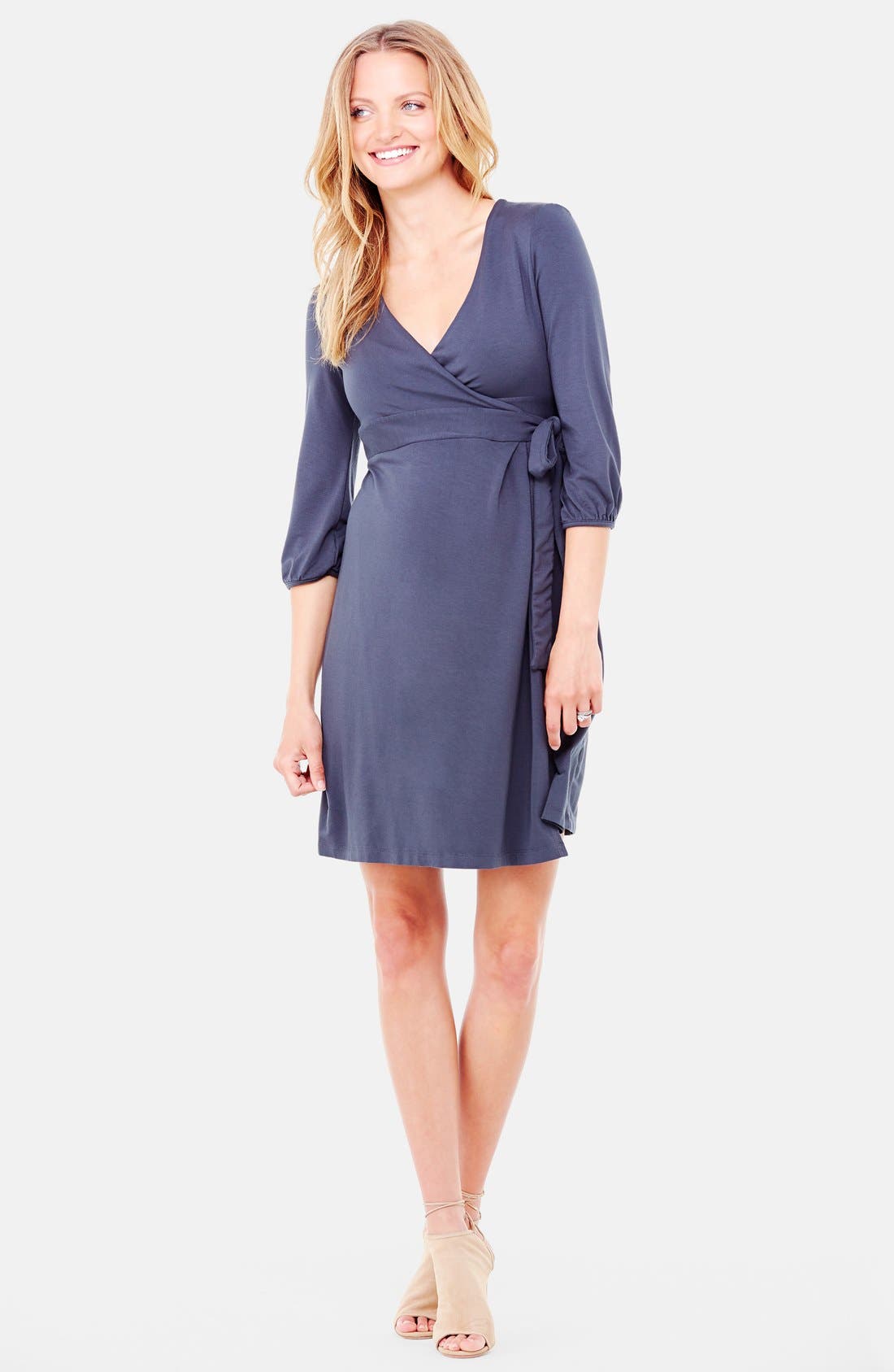 Ingrid & Isabel® Nursing Friendly Maternity Wrap Dress Nordstrom