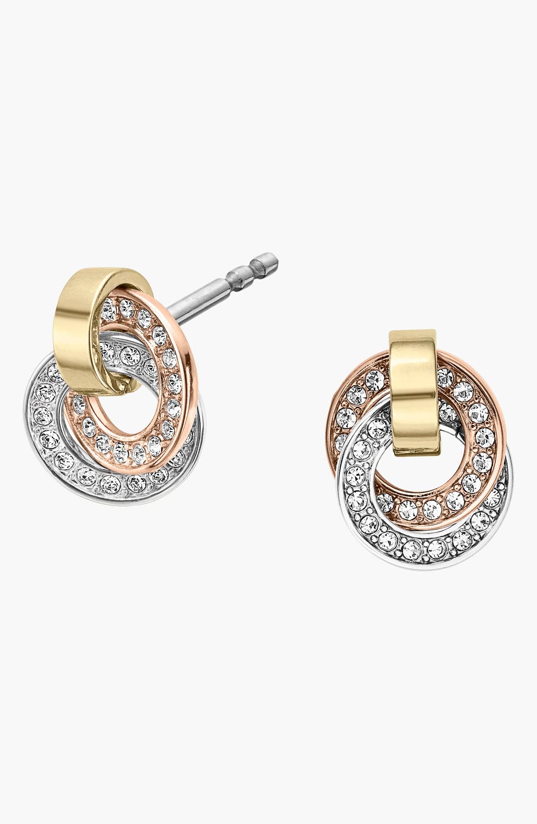 michael kors pave stud earrings