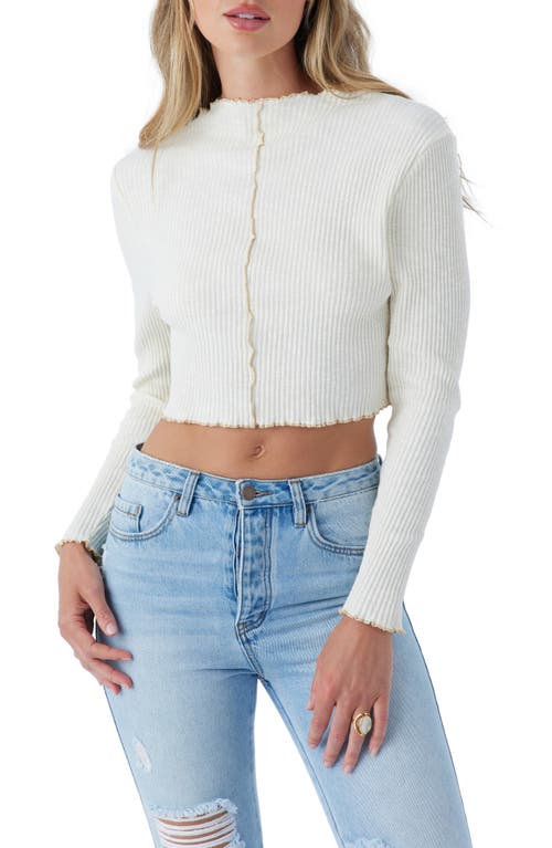O'Neill Lakey Rib Knit Crop Top Winter White at Nordstrom,